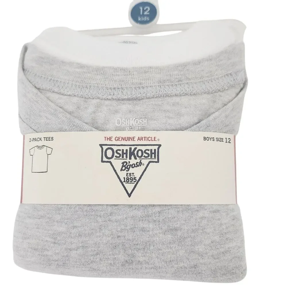 12 New Osh Kosh B'gosh Two Pack Cotton Tees